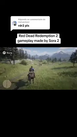 Réponse à @real.wutzerr AI generated rdr2 gameplay #rdr2 #ai #fyp 