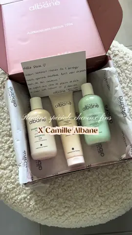 merci @Camille Albane pour ces belles découvertes ! mes cheveux fins adorent cette gamme 🤎 *gifting non rémunéré*  #hair #haircare #shower #fyp #CapCut 
