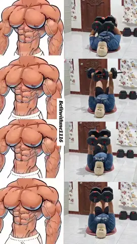 Chest Dumbbell workout #gymtips #Fitness #tiktok #fitnessjourney 