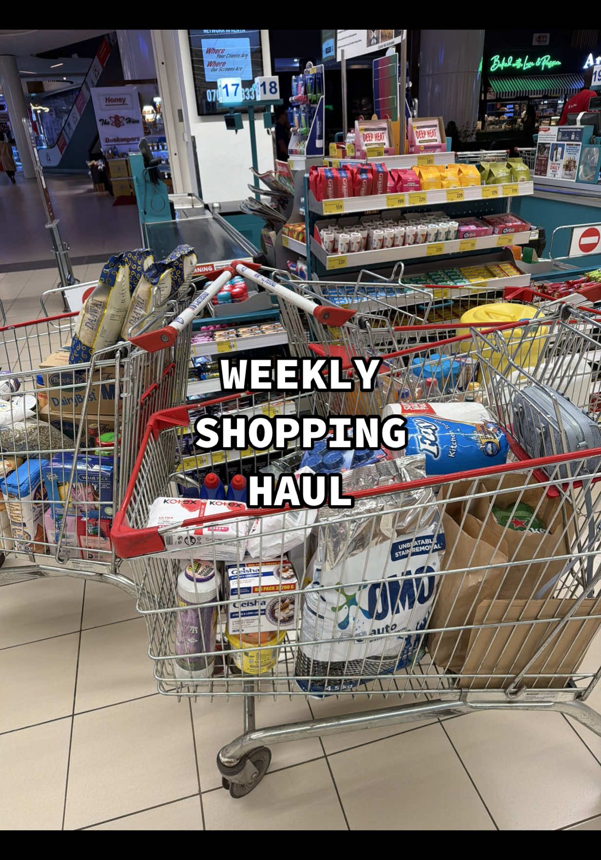 Shopping Haul ☺️  First restock in the new house 😭✨ I don’t know if it’s adulting or a soft life era, but the  4 trolleys were  FULL. Let’s fill this home, Besties 👯  #shoppinghaul #akokoval #organizedhome 