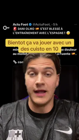 Quand est ce que ça va s’arrêter. #olmo #espagne #blessure #fcbarcelona #fermin 