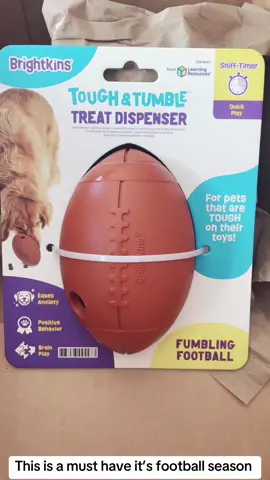 This is a must have it’s foot ball season get your pet in on the games with you put their favorite treat in and watch the fun begin #brightkins #tiktokshop #football #getyouone #learning 