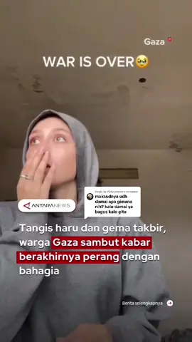 Replying to @Pluto planet Gema takbir dan tangis haru warga Gaza saat Hamas mengumumkan bahwa perang di Gaza telah berakhir sepenuhnya. “Kami telah menerima jaminan dari saudara-saudara kami, para mediator, dan pemerintah AS, yang semuanya menegaskan bahwa perang telah berakhir sepenuhnya,” kata pemimpin Hamas Khalil al-Hayya pada Kamis (9/6). Suasana penuh haru saat takbir dikumandangkan menjadi momen yang paling ditunggu warga Gaza setelah dua tahun lamanya diperangi. 