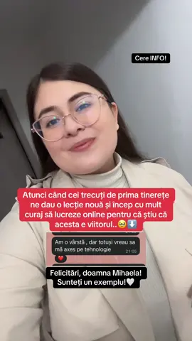 Iată cum oameni cu experiență de viață care au lucrat de multe ori din greu la tot felul de job-uri aleg acum online-ul cu încredere, pentru ca realizează că acesta oferă niște oport unități minunate! #ambitie #lucrudeacasa #romaniindiaspora #mamicicurajoase #faraexperienta 