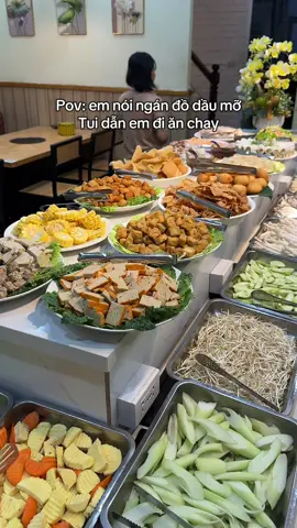 🌱Chán cơm thèm ăn chay. Tôi chiều em cỡ đó, các bác cỡ nào 🤦🏻 #fyp #reviewanngon #buffetchay #buffetchaygenz #tiktokfood 