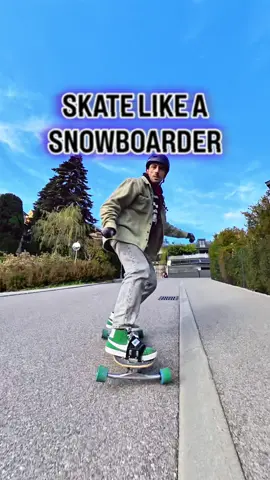 Addicted to that smooth glide 🤤🤘🛞🧈 🏂 @Freebord Store  📹 @insta360 official  • • • #snowboardaddiction #freebord #snowboarder  #downhillskateboarding #sliding 