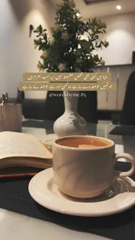 CHAI LOVERS 🤎 دنیا میں کوئی بھی شخص مضبوط نہیں ، یہ سب بھرم ہیں جو تمہیں حوصلہ دے رہا ہے وہ کسی اور سے حوصلہ لے رہا ہے۔ #chai #poetry #fyp #foryoupage #viralvideo 