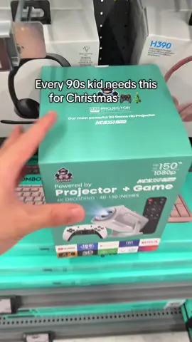 Perfect Christmas gift! 🎁 🤯 #retrogaming #retro #retrogames #projector #retroconsole This VideoGame Projector have 10.000 + 90s retrogames, every 90s kids dream!