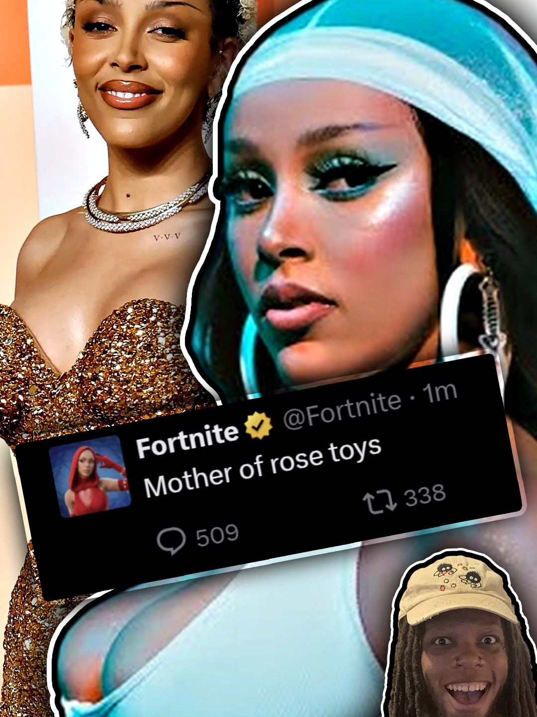 Doja Cat is in Fortnite | #theflamingzebra #intrnxt #fortnite #dojacat