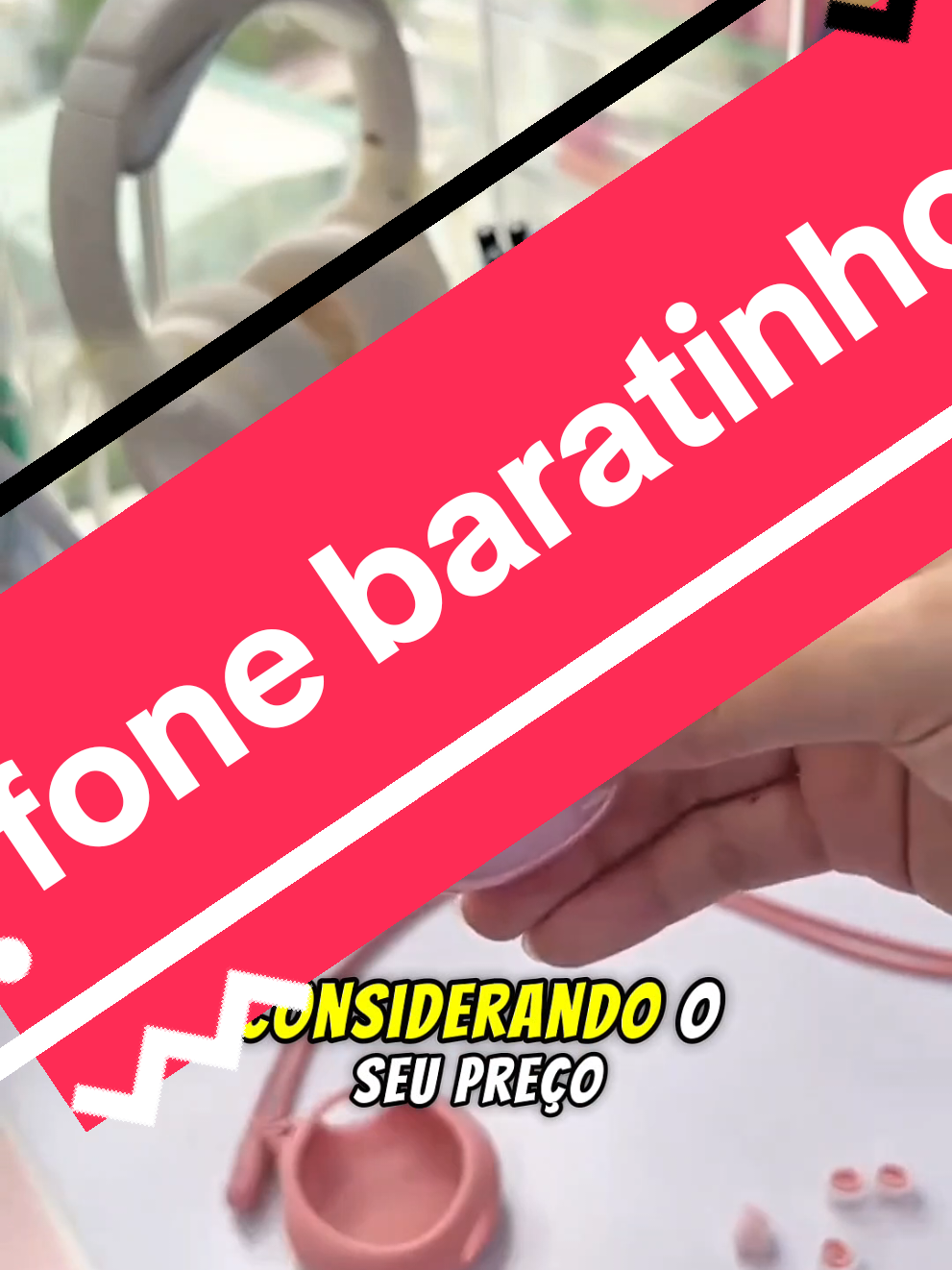 Comprei um fone baratinho no #tiktoksho  Esse é um fone transparente e com LED!!! #tiktokshopchegou #fonebluetooth #fonedeouvido 