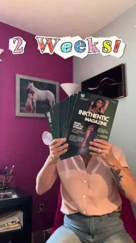 The wait is almost over! Just 2 more weeks and you can order your own copy of Inkthentic Magazine!! #tattoogirl #tattoos #magazinedreams #pnwwoman#CapCut 