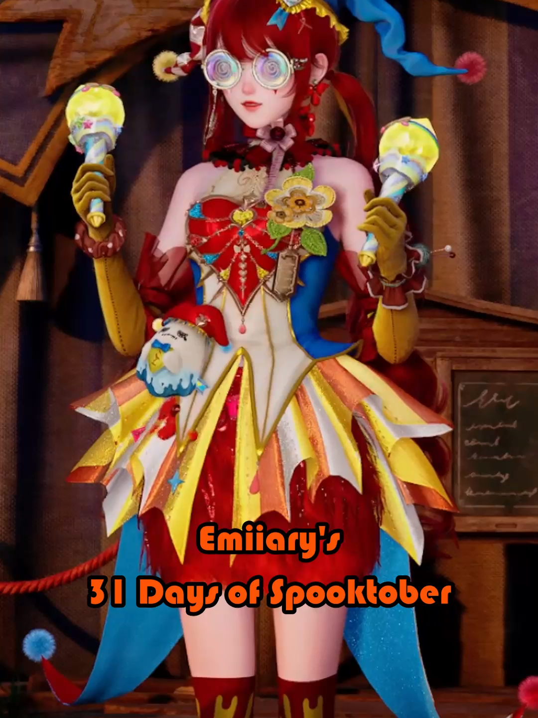 Emiiary's Spooktober - Day 10 Clown! #InfinityNikki #emiiary31daysofspook #GoldenSeason #DetectiveNikki #infinitynikkicontentcreator #infinitynikkipartner