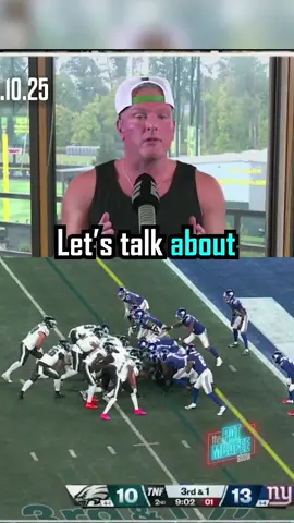 We've gotta talk about the Tush Push @Philadelphia Eagles  #philadelphiaeagles #philly #newyorkgiants #patmcafee #thepatmcafeeshow 