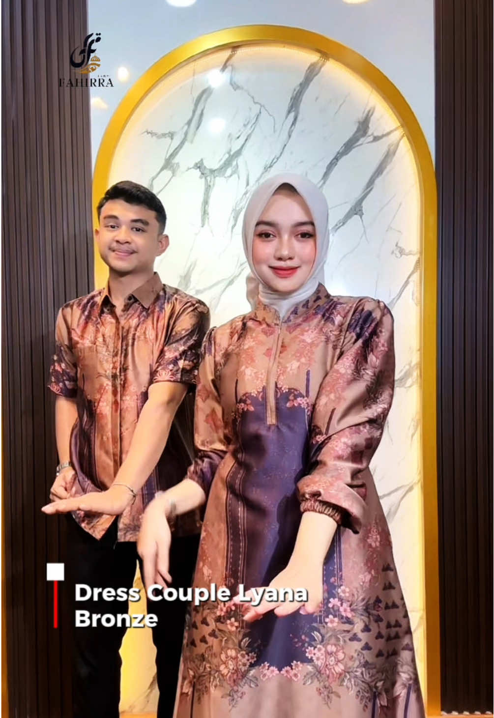 Masya Allah batuk borong bunnn Dress COUPLE dari lyana varian Bronze🛍️ #lewatberanda #dresscouple #dresslebaran #hariraya 