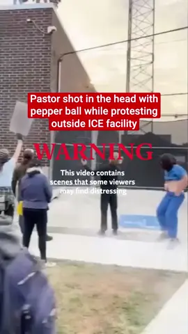 A Presbyterian minister in Chicago is suing Donald Trump’s administration after Immigration and Customs Enforcement agents were captured in viral video firing pepper balls at his head during protests against the president’s anti-immigration agenda. Last month, Rev. David Black was hit with chemical agents while praying in front of an ICE facility in Broadview, a Chicago suburb that has emerged as a flashpoint for protests against the administration as the president deploys National Guard troops to Illinois. Click on link in bio for more 🔗