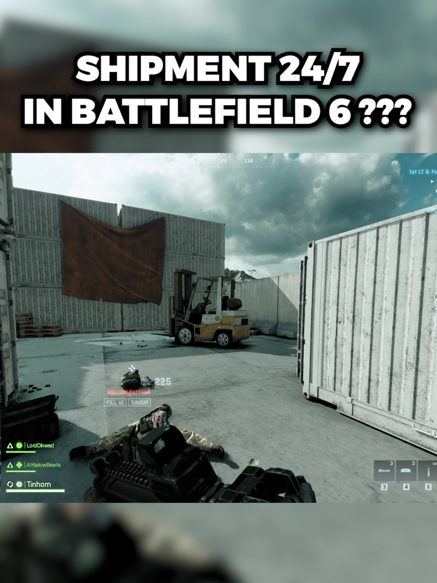 BATTLEFIELD 6 HAS SHIPMENT 24/7? #battlefield6 #battlefieldtiktok #bf6 #battlefieldclips #battlefield