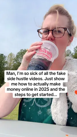 SAME, girl, SAME. I was sick of seeing the same, fake side hustles regurgitated all day long on this app… selling childrens colouring books on amazon, doing surveys, I’ve even people claiming you could see your 💩 for profit. I just wanted a way to make real money without selling my soul to the algorithm. Here’s the truth⤵️ You don’t need to dance on Reels You don’t need a huge following You don’t need to recruit anyone You don’t need to spend hours pitching in the DMs Here’s what you do need⤵️ A phone, WiFi, and a strategy to turn what you know into a digital product people actually want. Or better yet… you can leverage someone else who’s already done all that work for you. That’s it. How I did it?👇🏼 I followed a step by step system that took care of 90% of the hard work for me… without ever needing to build a thing from scratch. The best part? I made it once. It keeps paying me. No inventory. No burnout. No gatekeeping. This is your sign to stop “thinking about it” and actually build your digital income. Comment ‘CLASS’ if you’re done playing small and ready to learn how to earn income online SMARTER, not harder.