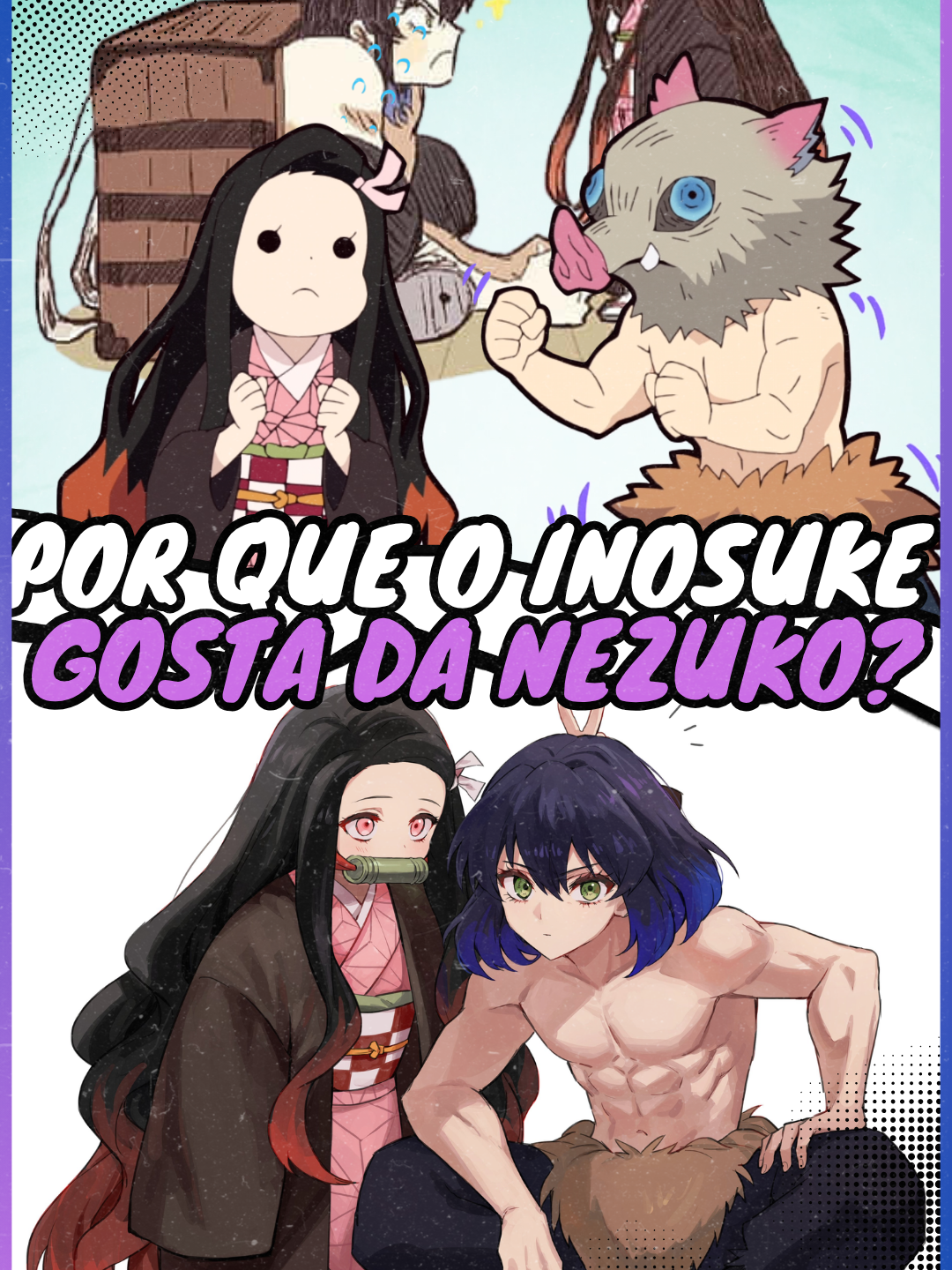 POR QUE O INOSUKE É TÃO APEGADO À NEZUKO? 😳💗 | Demon Slayer #demonslayer #inosuke #nezuko #vtuber #vtuberbr
