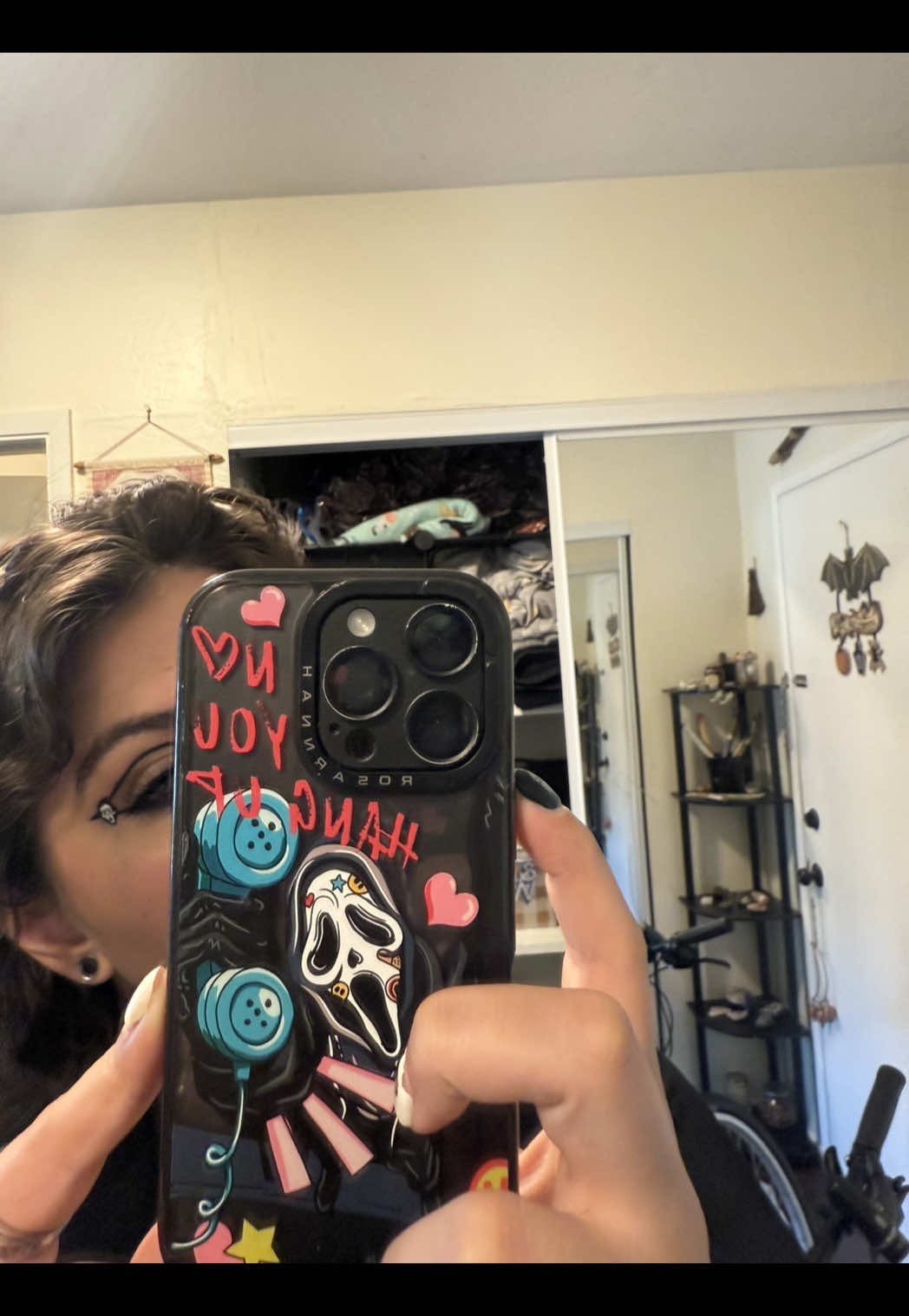 I just wanna hear you scream #halloween #gothgirl #goth #ghostface 