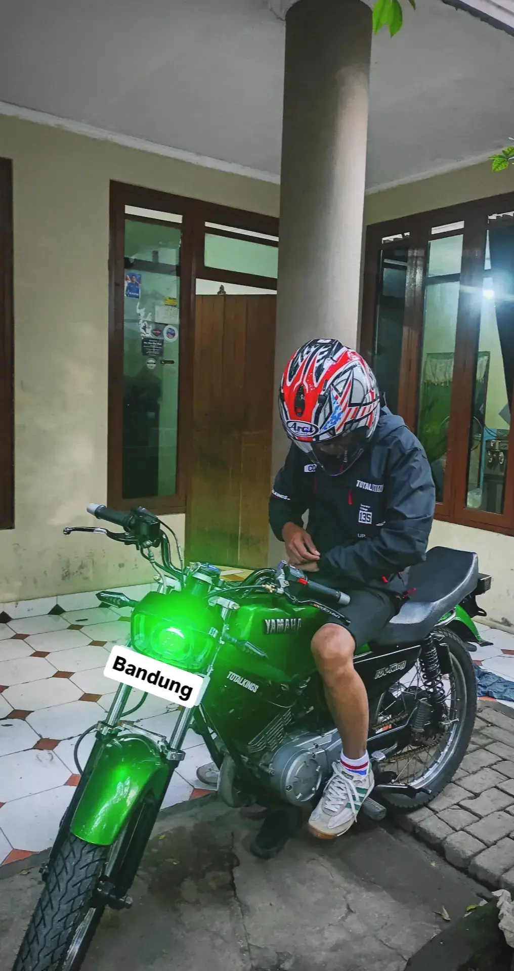 no capt 💚🖤 #2stroke #rxkingnusantara #rxkingbandungstlye #fyp #rxking135cc 