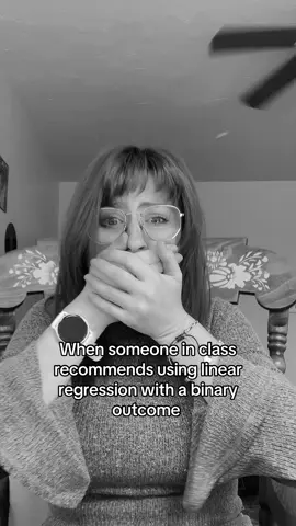 No logistic regression hate in this household #statistics #gradschool #datascience #research 