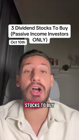 3 dividend stocks for passive income for a stock market portfolio #stockstobuy #longterminvesting #stockmarket #financialfreedom #passiveincome 