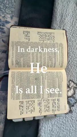 in darkness, He is all I see. #jesus #jesuslovesyou #christian #bible #biblejournaling 