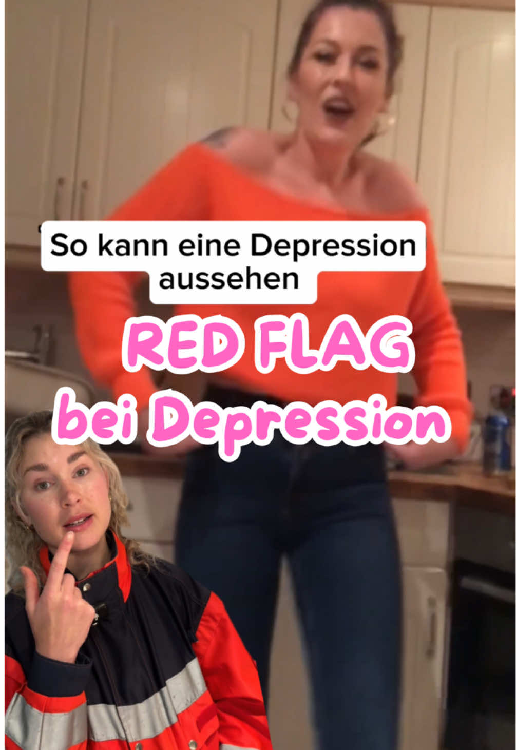 🚨 SO kann eine Depression aussehen!   Heute ist World Mental Health Day — ein Tag, der daran erinnert, dass psychische Gesundheit genauso wichtig ist wie körperliche. Er soll Mut machen, über das zu sprechen, worüber viele schweigen.  Und zeigen: Du bist nicht allein. Viele wissen nicht, dass Menschen kurz vor einem Su1z1d manchmal plötzlich fröhlicher wirken. Sie wirken gelöst, ruhig, fast, als wäre alles besser. Aber diese Ruhe entsteht oft, weil sie innerlich eine Entscheidung getroffen haben. Nicht, weil es ihnen wirklich besser geht, sondern weil sie glauben, einen Ausweg gefunden zu haben. Genau das kann ein Warnsignal sein, besonders, wenn es nach einer Phase  tiefer Traurigkeit oder Rückzug auftritt.  🚨 Wenn du so etwas bei jemandem bemerkst, warte nicht ab. Sprich die Person an: DIREKT und EHRLICH Hier sind ein paar Schritte, wie du richtig vorgehen kannst: 1️⃣ Sprich offen an, was du wahrnimmst. Zum Beispiel: „Ich habe gemerkt, dass du in letzter Zeit anders bist. Machst du dir gerade sehr viele Gedanken?“ Oder: „Ich hab das Gefühl, dir geht’s nicht gut, magst du mir erzählen, was los ist?“ 2️⃣ Hab keine Angst, das Wort ‚Su1z1d‘ anzusprechen. Viele denken, man „bringt jemanden erst auf die Idee“, wenn man danach fragt, das stimmt nicht! Im Gegenteil: Das offene Ansprechen kann entlastend sein, weil die Person merkt, dass sie verstanden wird. 3️⃣ Hör zu, ohne zu bewerten oder Ratschläge zu geben. Sätze wie „Reiß dich zusammen“ oder „Das wird schon wieder“ helfen nicht. Einfach da sein, zuhören, Verständnis zeigen – das rettet Leben. 4️⃣ Ermutige dazu, professionelle Hilfe zu holen. Zum Beispiel bei der Telefonseelsorge (0800 111 0 111 oder 0800 111 0 222), bei Hausärzt:innen oder in einer Notaufnahme. Wenn du glaubst, dass die Person sich akut etwas antun könnte, rufe sofort den Notruf (112).  Schreibe gerne deine Erfahrung mit dem Thema in die Kommentar und mach anderen Mut, dass sie nicht alleine sind! ❤️‍🩹  ✨ Teile dieses Video jetzt weiter, um ein Zeichen zu setzen! 🙏🏻  #rettungsmaus #erstehilfe #mentalegesundheit 
