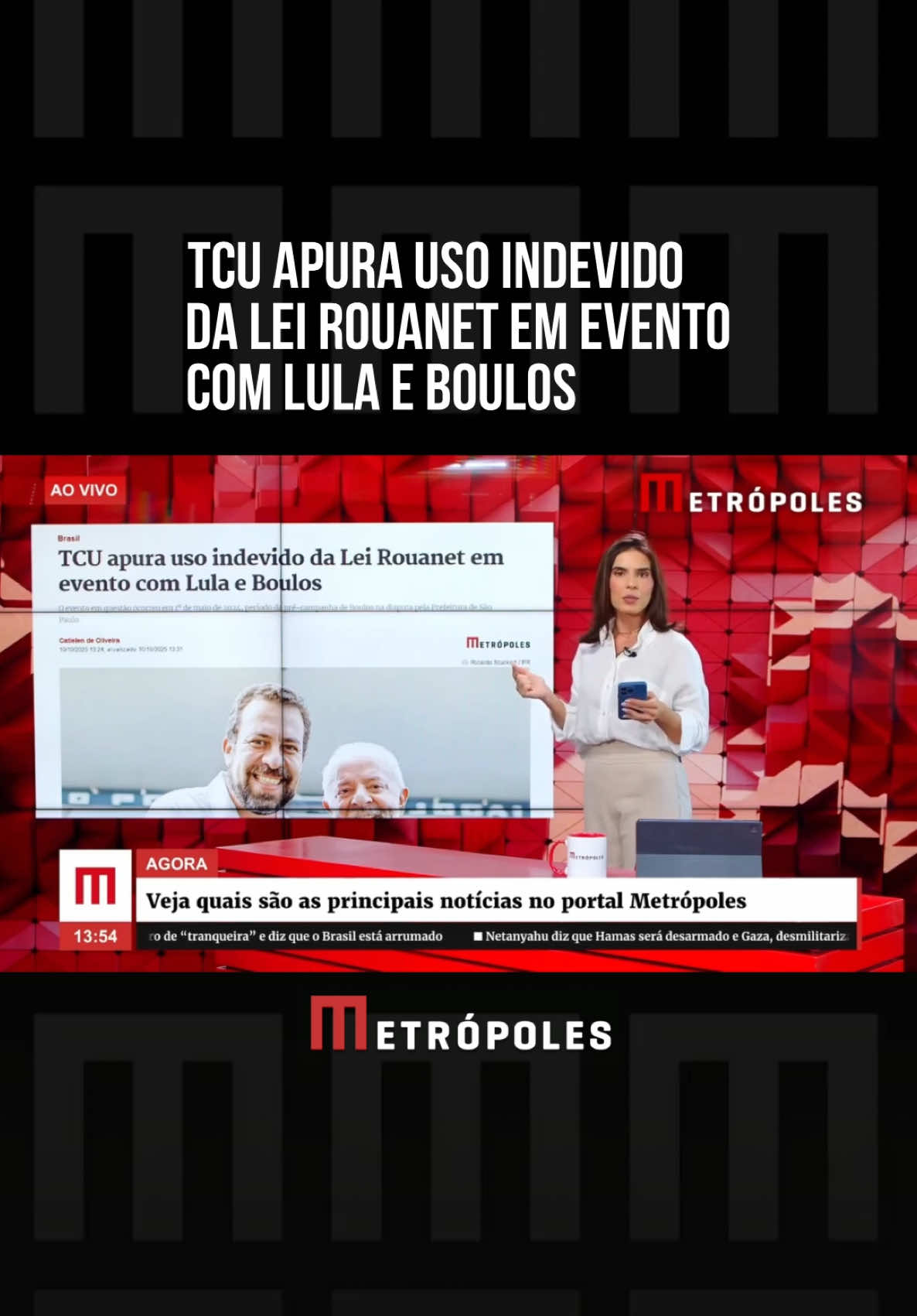 O Tribunal de Contas da União (#TCU) abriu um processo para apurar possíveis irregularidades no uso da Lei Rouanet em um evento com a participação do presidente Luiz Inácio #Lula da Silva (PT) e do deputado federal Guilherme #Boulos (PSol-SP). #TikTokNotícias 
