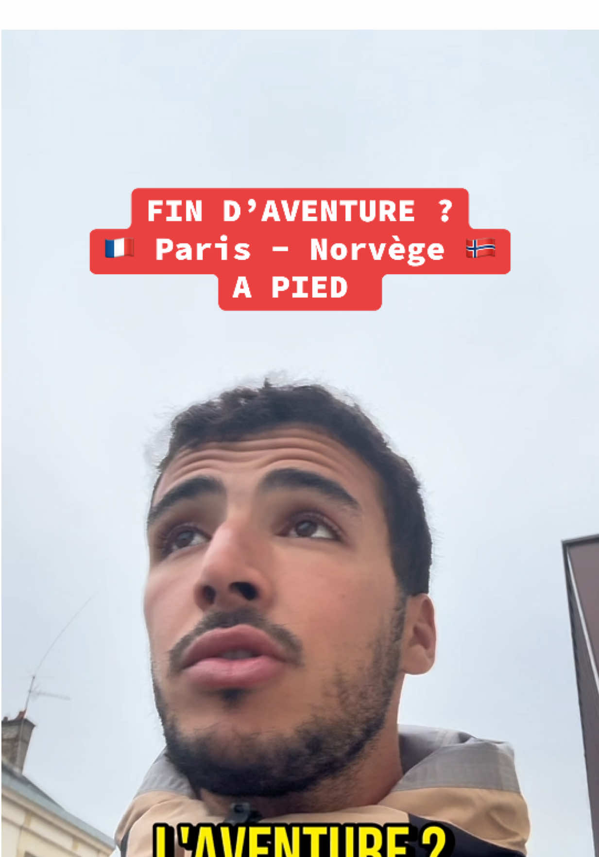 ⬇️Le moral n’est pas au top, j’ai vu aujourd’hui un ostéopathe, je ne sais pas si ça va s’améliorer … avec autant de jours d’aventure je sais reconnaître une douleur et celle là est très inabituel  je vous tiens au courant demain ! #aventure #parisnorvège #défi #randonnée #voyage