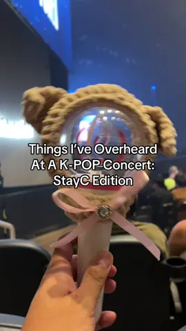 I need to talk to whoever decided to have StayC perform on a Tuesday night. 💤 #stayc #staycswith #StayC_Stay_Tuned_Tour #staycconcert #kpopconcert 