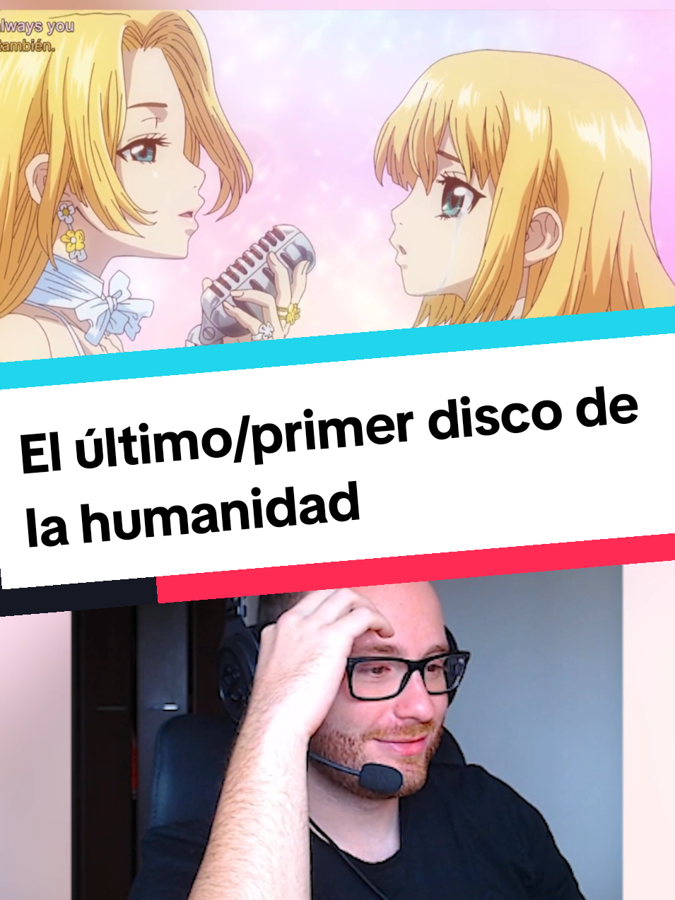 El último/primer disco de la humanidad 🤩 Viendo Dr Stone doblaje latino en directo 🧬 #anime #reaccion #drstone #twitch #stream #daviscras 