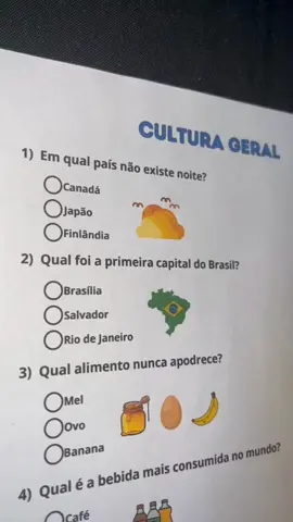 cultura geral! #perguntaserespostas #culturageneral #conhecimentosgerais #quiz 