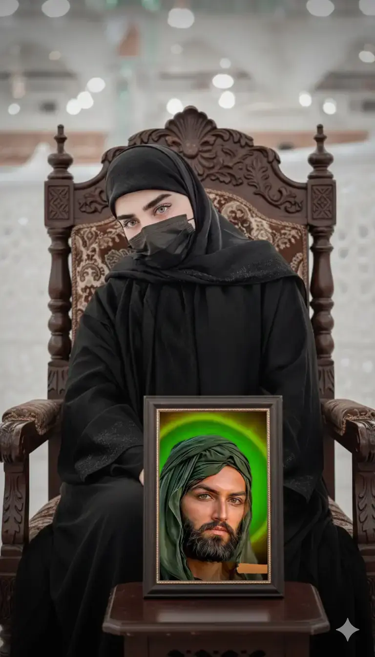 هذه الصورة التقطت في الحظة رائعة ومؤثرة بين البنيه الذي يحمل الصورة ومرقد الامام الرضا عليه السلام يقف البنيه وكانه لا يعلم ان الصورة تلتقط له وكان احد يناديه فيلتفت يواجه الكاميرا بفرح غامر وعيناه ممتلئتان بالسعادة والدموع البنيه نحيف وهناك انسجام كبير مع الحفاظ على ملامح وجهه وهو يحمل زهؤرا صفراء وبيضاء الطقس بارد والثلج يتساقط الصورة مشرقة وبحجم 9:16استخدم نفس الوجه والملامح 100#الذكاء_الاصطناعي #CapCut 