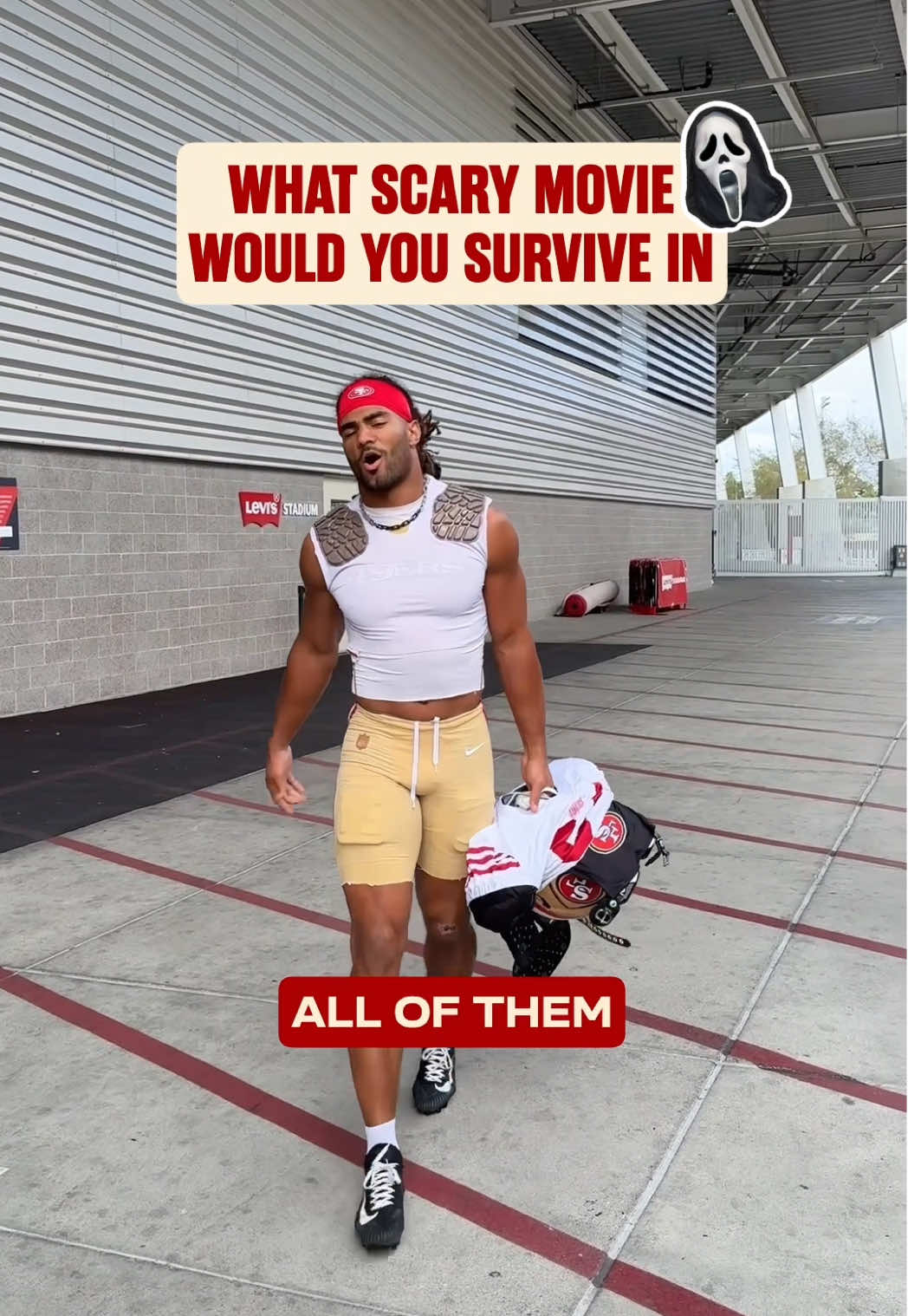 No fear this spooky season 🙂‍↕️ #49ers #nfl #scary #movie #thriller 