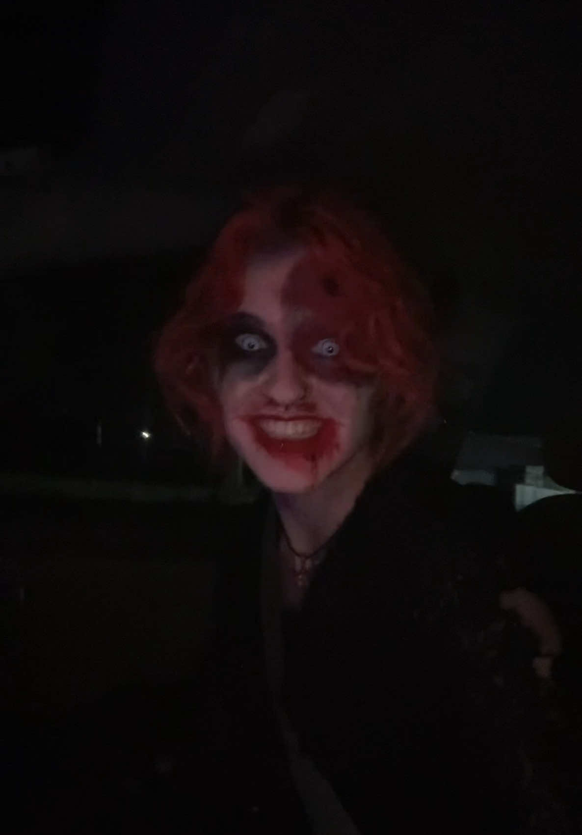 Suggested audios??? Anyway, more helena, this is making me think i need to cosplay Harley Quinn #spooky #haunt #scareactor #makeupartist #hauntactor #hauntedhouse #music #Halloween 