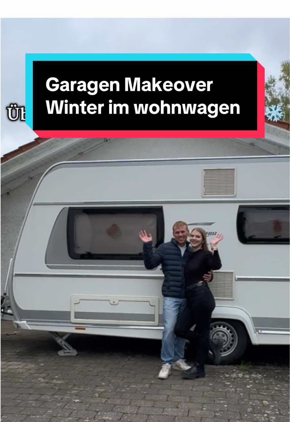 Wir haben gekündigt! Von der Wohnung in die Garage 😄 #wohnwagen #beziehung #vanlife #fyp #couple 
