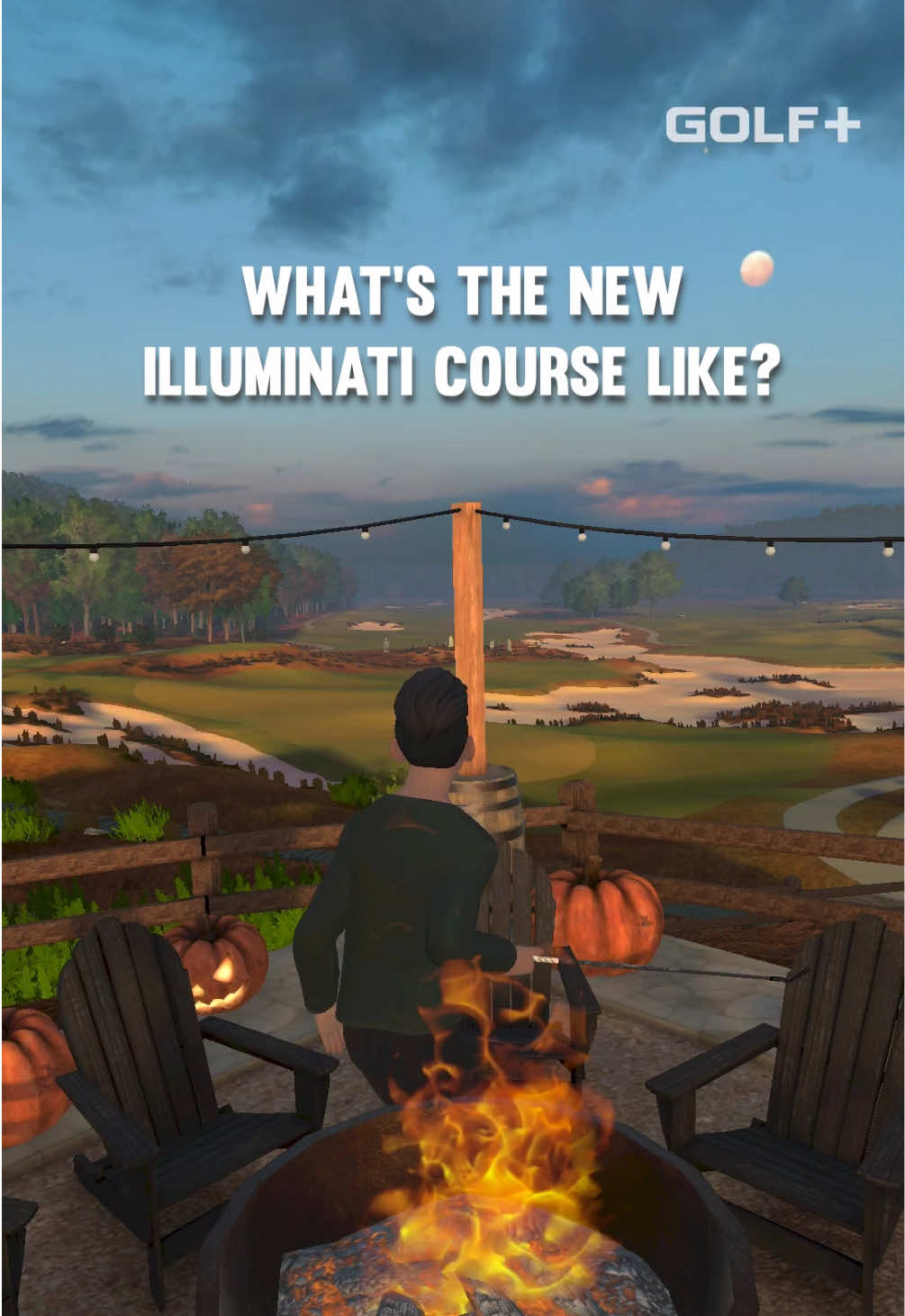 It’s spooooky season 💀🎃 . . . #golfplusvr #vr #golf #halloween #viral 