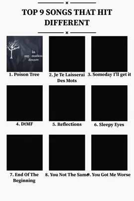 Part 16 | TOP 9 SONGS THAT HIT DIFFERENT #top9 #songs #music #hit #foryou 