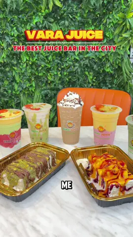 Came in for a juice… left with a feast 😮‍💨 🥬 Fresh-pressed green juice ❤️ Sweet + earthy red juice 🍓 Twin Açaí Bowl loaded with mango, berries, granola, and pomegranate 🍫 Dubai Chocolate Milk Cake — soft, chilled, pistachio-covered indulgence Which one are you trying first? 👇 📍Find Vara Juice near you #varajuice #juicebar #smoothielovers #acaibowl #middleeasternsweets #pistachiolovers #dubaichocolate 