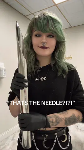 Tis but a decoration, or a weapon in the case of a robbery  Find me at @Be-YOU-tiful Body Piercing in Howell or Lansing Michigan!  #piercing #piercer #piercings #piercingtok #fyp 