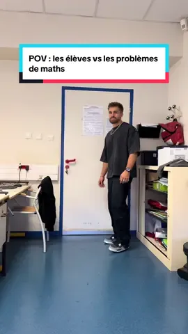 Qui déteste les problèmes de maths ici ? 😂 #prof #professeur #maths #eleve #humour 