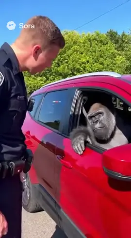 First time using Sora #sora #fyp #gorilla #meme #funny