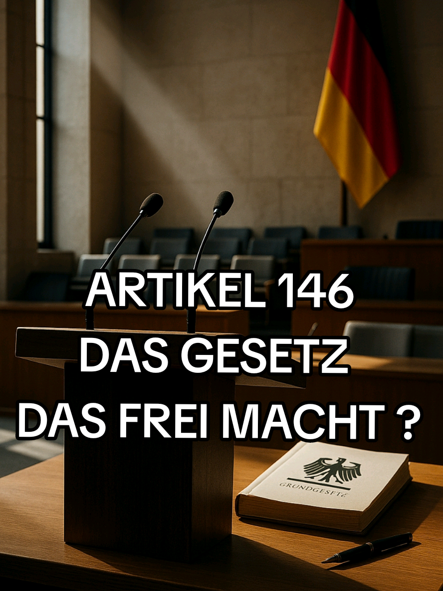 ARTIKEL 146 DAS GESETZ DAS FREI MACHT ? #gesetz  #deutschland  #freiheit  #foryou 