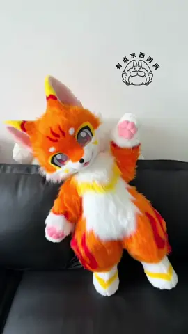 I'm really happy to create this little fox—it's a commission from my client.@Blaze wolfee  #furry #fursuit #fyp #ooakdoll #artdoll 