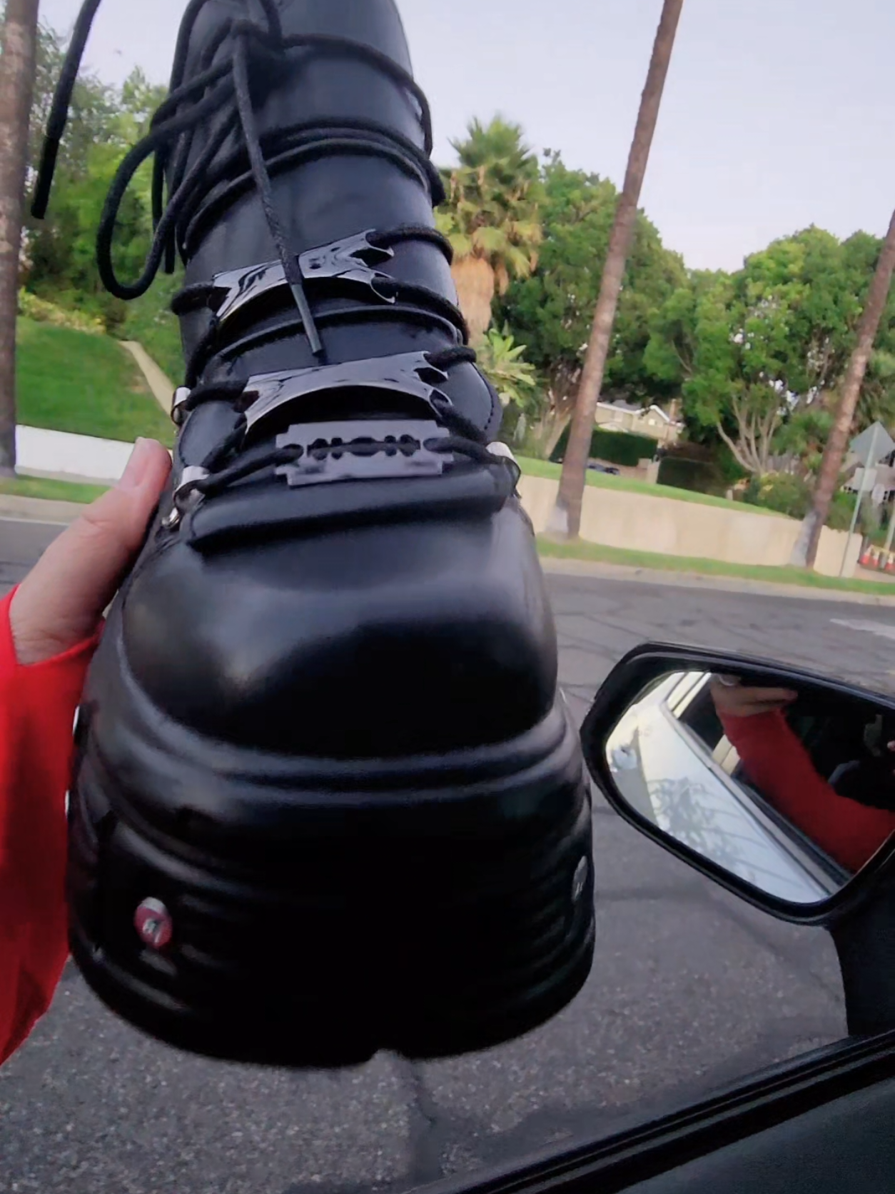 Unleash your inner rebel with the boots designed to take command. This Platform Gothic Ankle Boots fuse raw Punk energy with classic Goth structure and essential Biker toughness #platformboots #gothgirl #kneehighboots #gothic #boots 