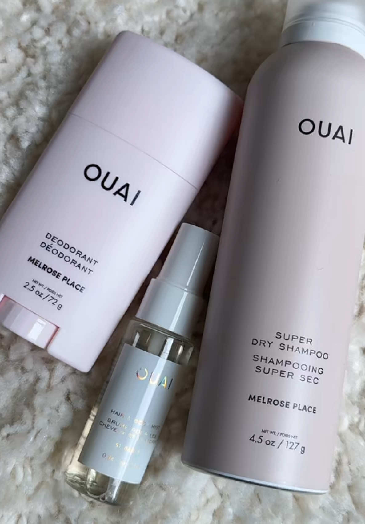 freshen up with this OUAI deluxe bundle— for your hair + body! 🤍🤍 #ouai #ouaihaircare #deodorant #holidaybundle #tiktokshopfalldealsforyou 