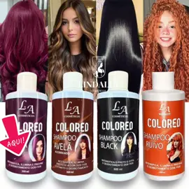 Shampoo Escurecedor Cabelos Brancos Tonalizante Colored 300ml Efeito Natural #shampooescurecedor #cabelosbrancos #tonalizante #cuidadoscapilares #beleza