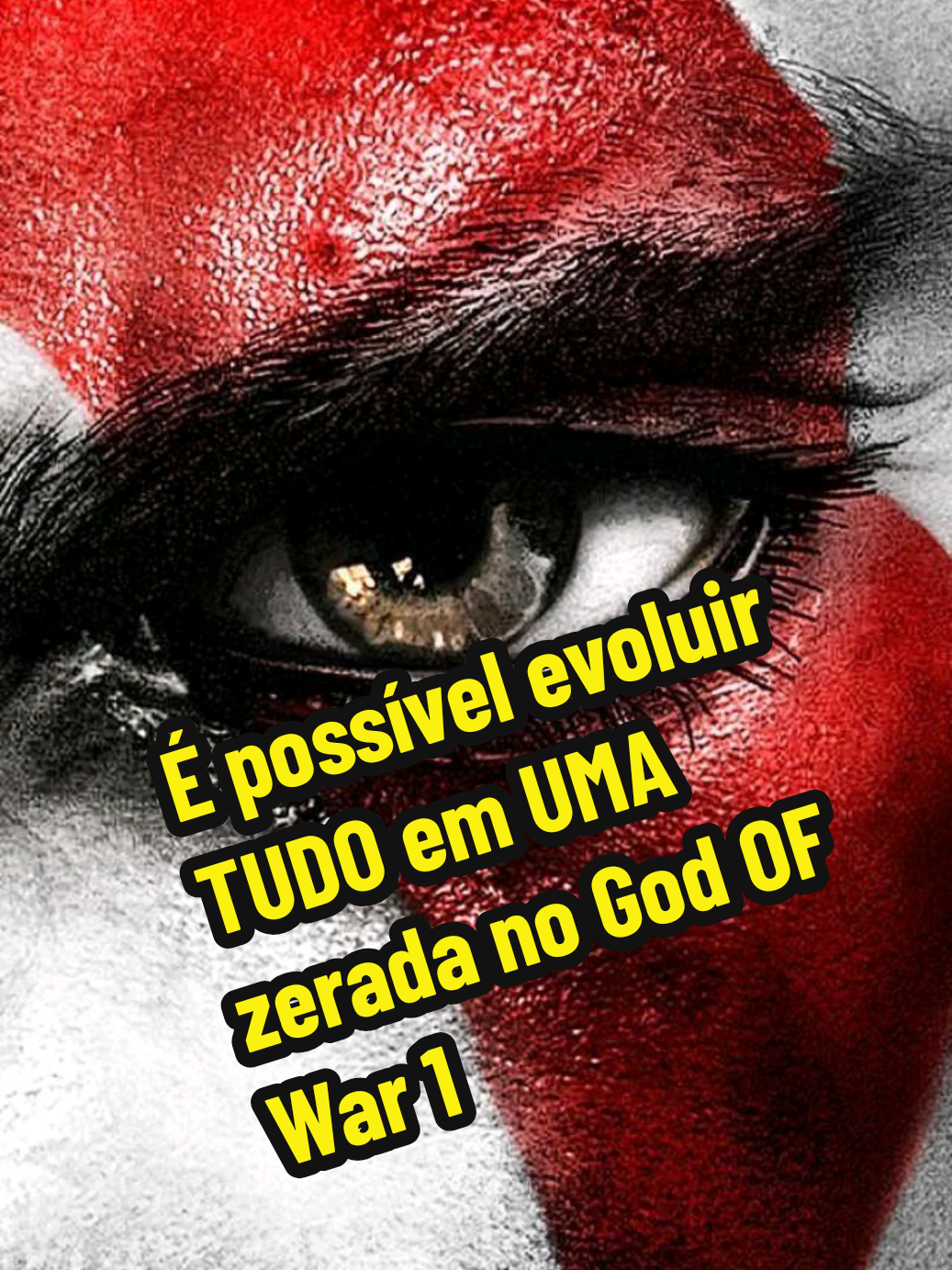 É possível evoluir TUDO em UMA zerada no God OF War 1