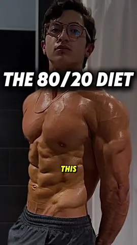The 80/20 Diet 🤝 my fitness app in my bio #bernardorebeil 
